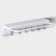 Holder for knives and kitchen accessories, 25.5 × 11 × 5 cm, white color
