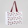 Household bag on the button, white color