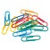 Office paper clips 28 mm color, 70 pcs, staff, cardboard box