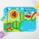 Training board, calendar "Funny transport" 27x20 cm