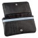 Purse with lightning, black-blue color