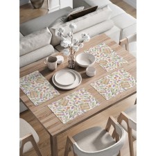 A set of napkins for setting the table 