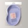 Storage for storing cosmetic supplies, stainless steel, 19.5 × 13 × 2 cm, lilac color