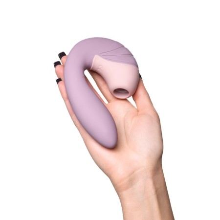 Satispyer Supernova vibrator, with a vacuum wave stimulator, 16.9 cm, silicone, pink color-12