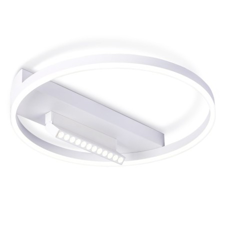 LED ceiling LED Ambrella Light, Linetech, FL51457, LED, 60 W, 4500LUM, 3000-6400K, white color
