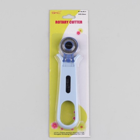 Cutting knife, d = 28 mm, 15 × 3.5 cm, blue color-2