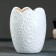Figure Kashpo-Vaza "Flowers", 0.7l/ 14x9cm white