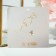 Broach "Bunny" with a bow, the color is white in matte gold