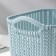 Storage basket with handles "Weaving", plastic, 24 × 16 × 13 cm, color mix