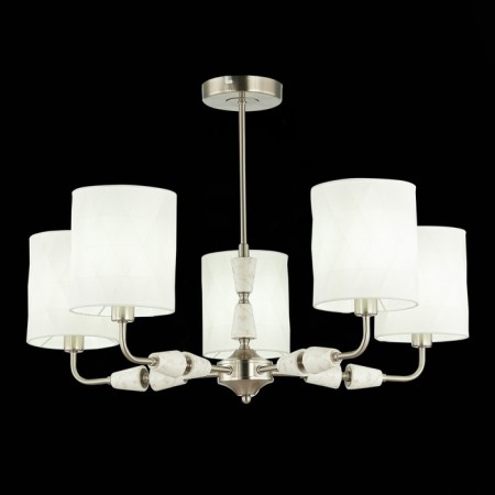 Ceiling EVOLUCE lamp. Sle107802-05. Mili. 5x40 watts, E14, 70x70x48 cm, Nickel color-2