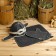 Set for the bath "Pilot" Gray: hat, rug, mitten