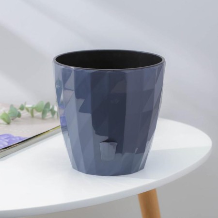 Flower pot with basal watering Ruby, 3 l, color anthracite