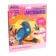 Diamond mosaic for children "Bird", 18 x 18 cm. Set for creativity