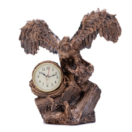 Table watch "Fireplace. Eagle", discrete move, 24 x 27 cm