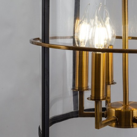 MEGREZ 53 cm chandelier, D 32 cm, 6x60W E14-2