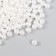 Set of beads "needlework" plastic, diameter 5 mm, 25 g, snow-white
