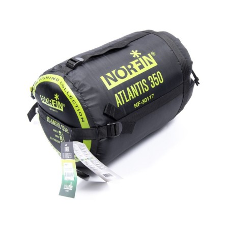 Sleeping bag Norfin Atlantis 350, cocoon, 1 layer, left, 220x80 cm, 0 ° C-5