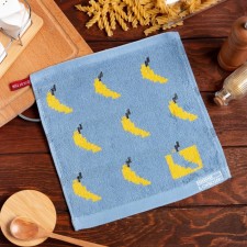 Towel kitchen Ethel bananas col. blue, 25*25 cm 100% cotton
