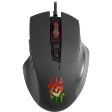 Mouse Defender Wolverine GM-700L, game, wired, backlight, 12800 dpi, USB, black