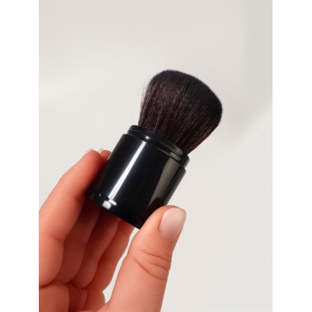 Brush D/Folding Mini 8.5*4cm nylon/plastic black bag QF-3