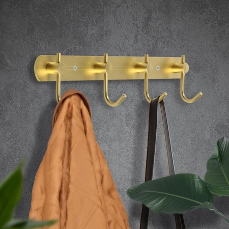 Cappio CVF001 hanger, metallic, four -rod, gold color