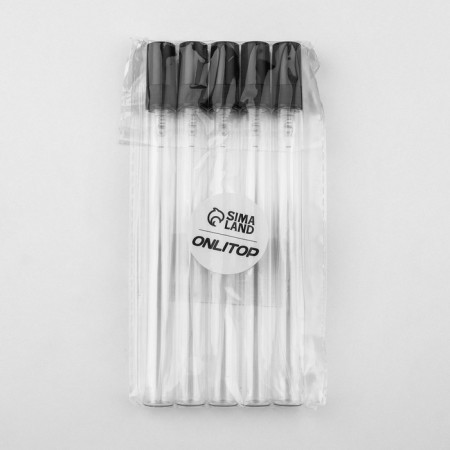A bottle for storage, with a spray, 15 ml, packing - 5 pcs, black color-6