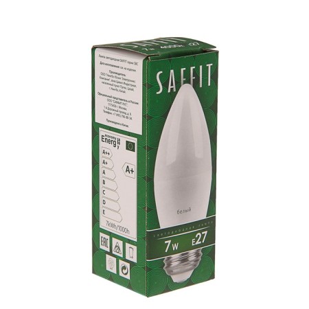 LED LED SAFFIT SBC3707, C37, E27, 7 W, 230 V, 4000 K, 560 lm, 220 °, 100 x 37 mm-1