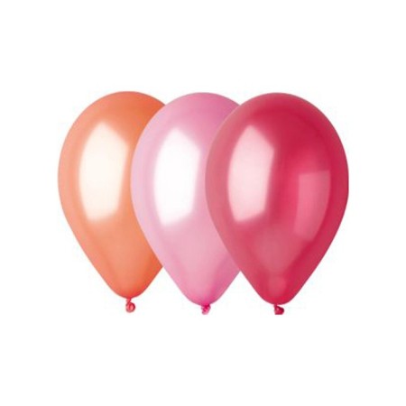 Latex ball 9 ", metallic, set 100 pcs., Mix color-3