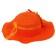Carnival hat "Autumn bouquet", orange, p. 52–54 cm