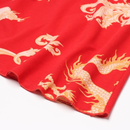 Female set (robe/shirt), red color, size 46-14
