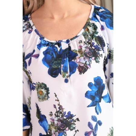 Female blouse, size 42, white color-5