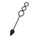 Anal plug with the erection ring Erotist, silicone, black color
