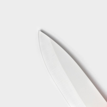 Knife ceramic shade "Simple", blade 8 cm, handle Soft Touch, color orange color-2