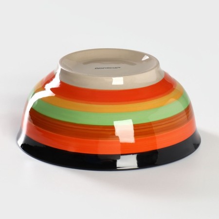 Ceramic Daramic Salamic "India", 1.5 l, D = 21, Orange color-2