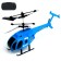 The radio -controlled “police” helicopter, blue color