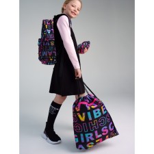 Bag-bag for girls, size 38x48 cm