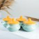 Set of pots "Pancake" 4x0.5l, rainbow mix