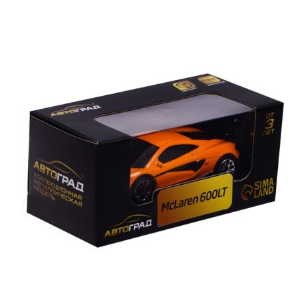 Metal machine McLaren 600lt, 1:64, Orange color-3