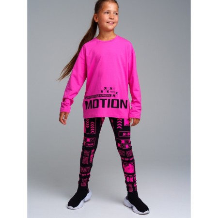 Kit for girls: T -shirt, leggings, height 170 cm-1