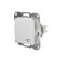 1-seater outlet kranz s/s with a lid s/y 16a fur. Bel KR-78-0213