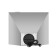 Kitchen hood Homsair Delta 60, 23 m2, 3 mode, stainless steel