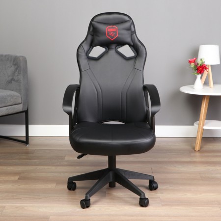 Playing chair "zombie 50" eco -leather, black-1