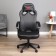 Playing chair "zombie 50" eco -leather, black