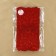 Lace elastic fabric "Packed tail", 180 mm × 2.7 ± 0.5 m, burgundy color