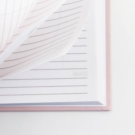 Diary A5, 160 l. Solid cover "Pink"-3