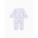 Children's overalls with scratches "Giraffes", white/blue color, height 62
