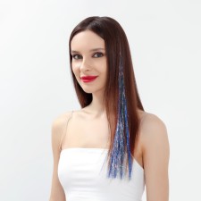 Hair strand, rain, clock, 50 cm, multi -colored