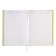 Delivery of a non -stated A5, 160 Vivevella sheets, artificial leather cover, corner perforation, light green