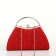 Female bag on the farmar, red color