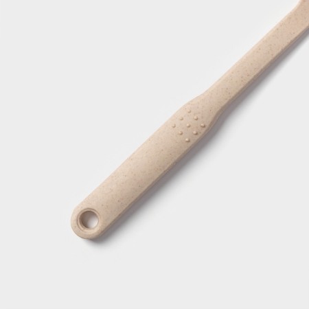 Spoon with slots of the shade "Bezh", 28.5 × 6.2 cm, beige color-4